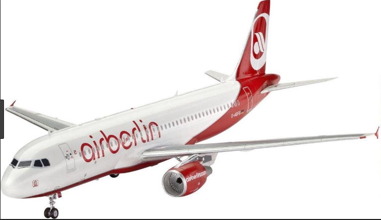 64861 Набор Самолет Пассажирский Airbus A320 AirBerlin Revell