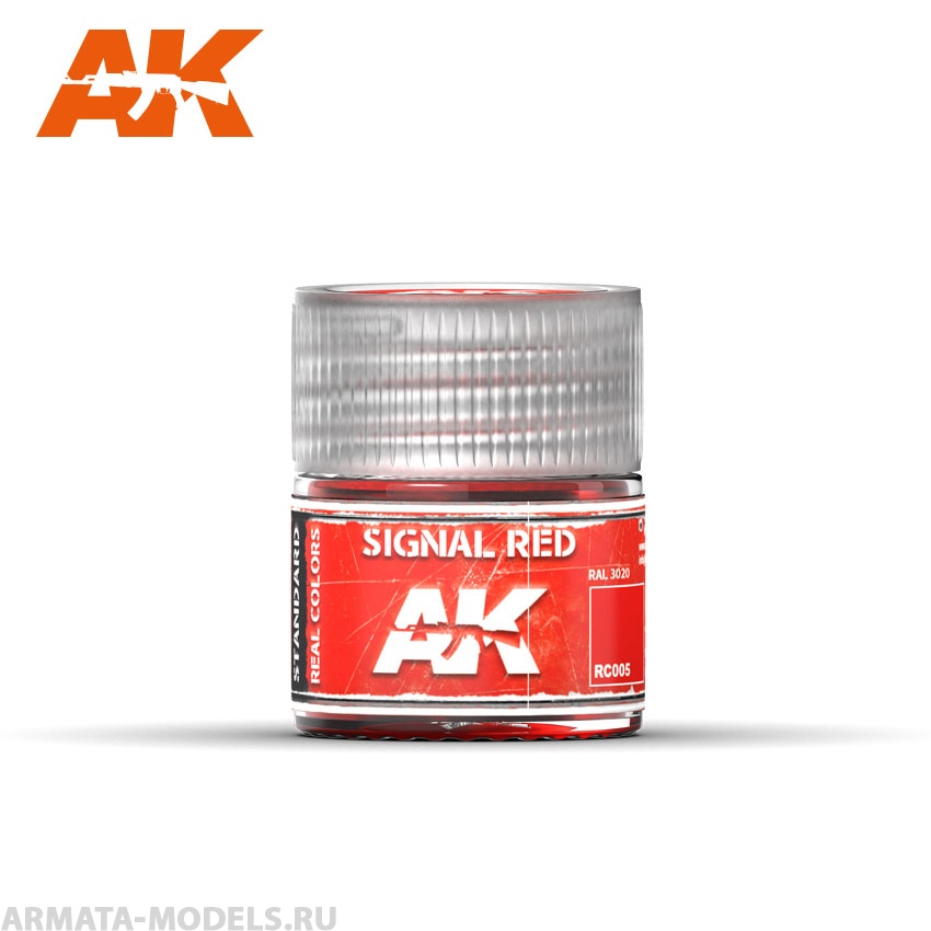 RC005 Краска Real Colors Signal Red 10ml