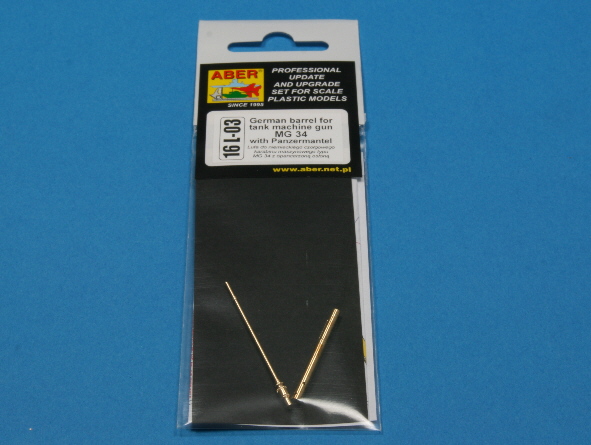 ABR-16-L-03  Дополнения для  Turned barrel for German tank machine gun MG34 для любых моделей 1/16