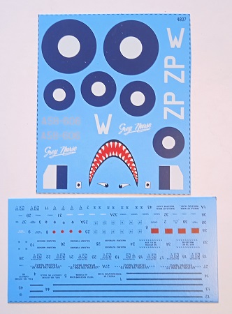 4807 Сборная модель самолета Spitfire Mk.VIII - истребитель RAAF InScale