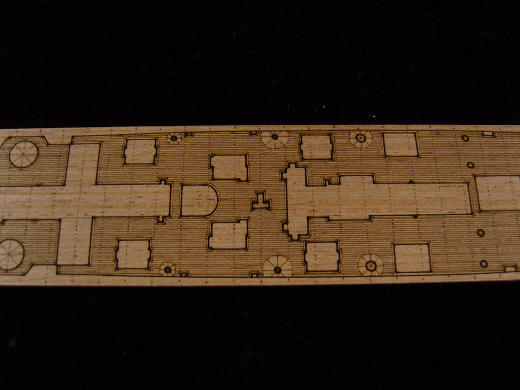 AW20069 Деревянная палуба для U.S.S Pittsburgh CA-72