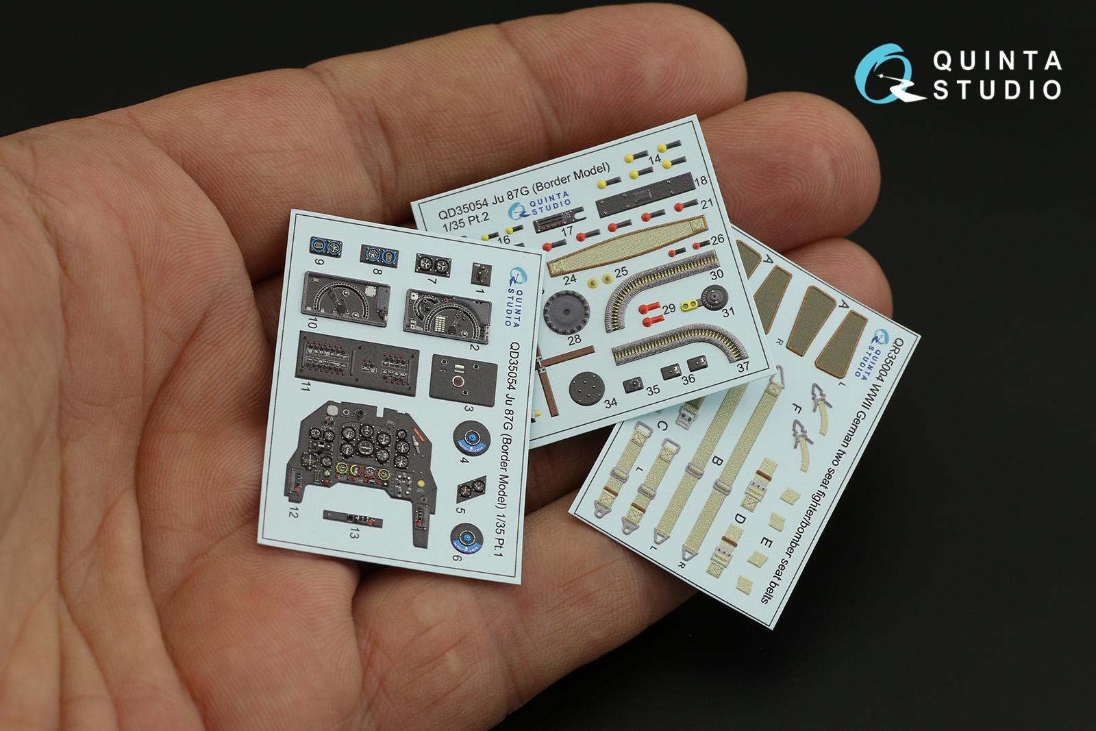 QD35054 3D Декаль интерьера кабины Ju 87G (Border Model)