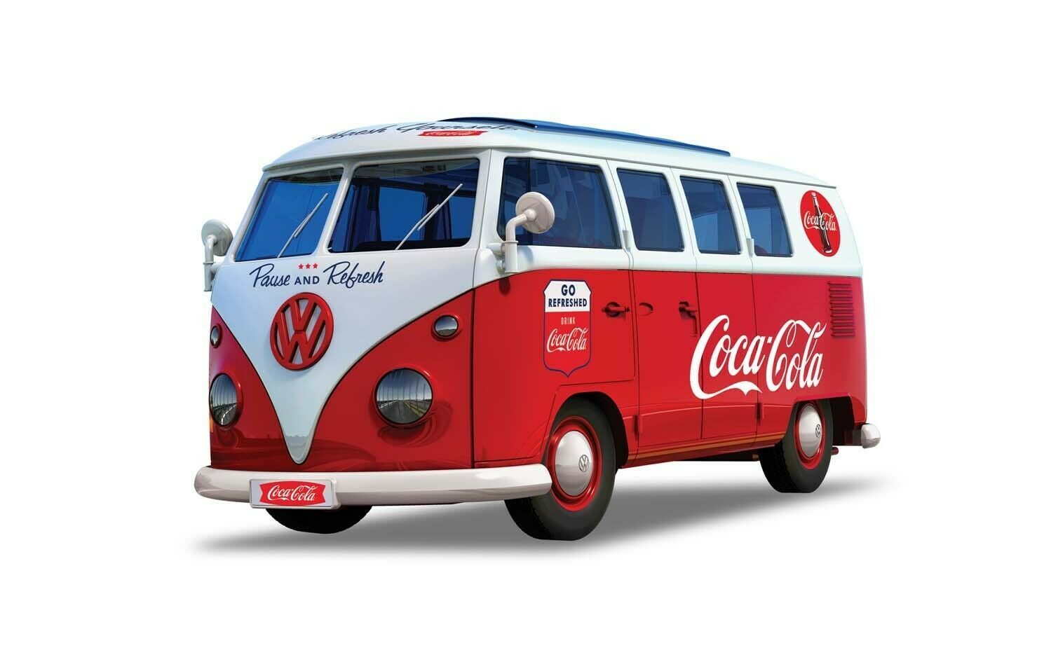 J6047 Сборная модель автомобиля QUICKBUILD CC VW Camper Van Airfix