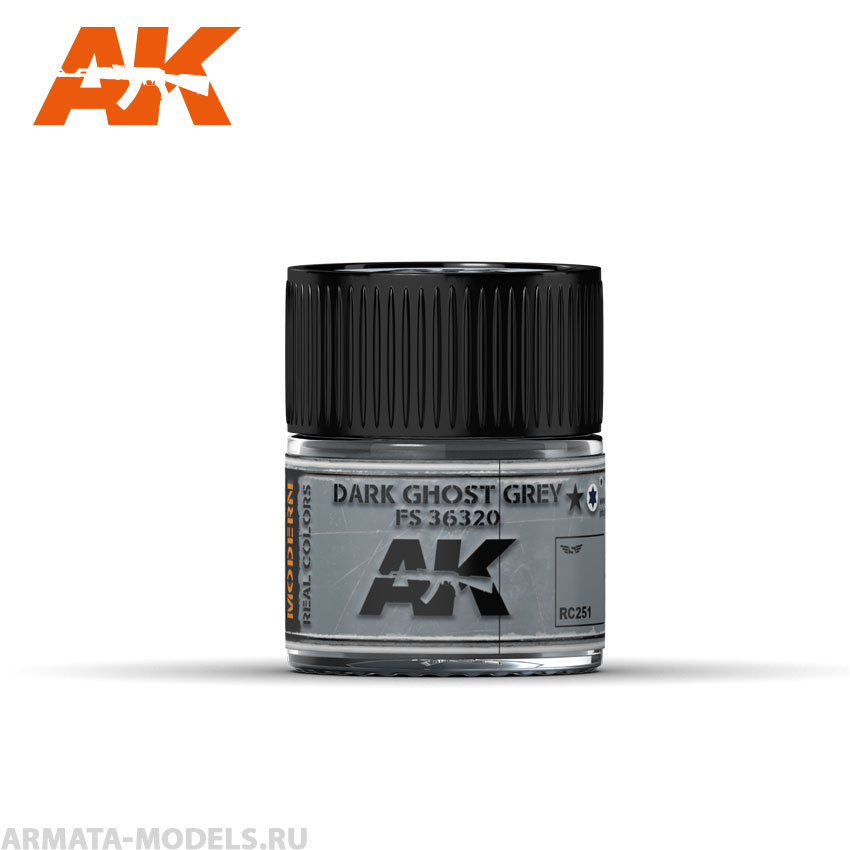 RC251 Краска Real Colors Dark Ghost Grey FS 36320 10ml