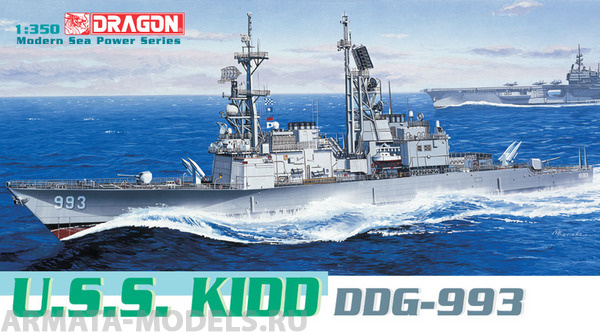 1014Д Корабль USS Kidd DDG-993 (10013160/230420/0210189, КИТАЙ ) Dragon