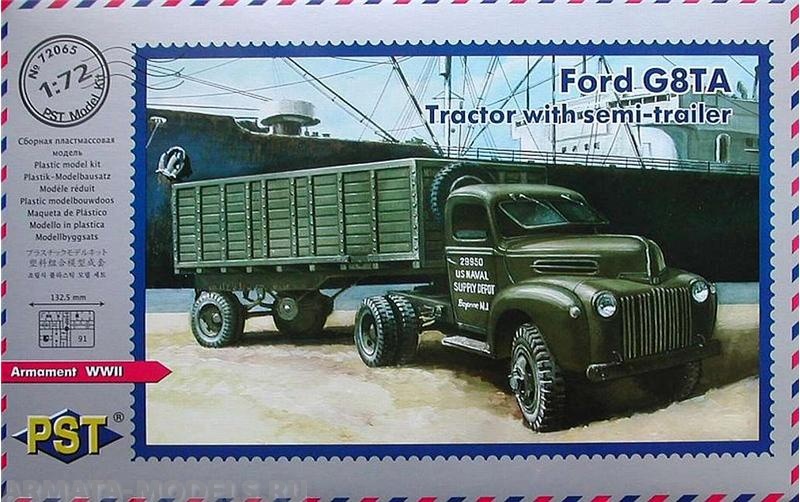 PST72065 Автомобиль Ford G8TA с полуприцепом