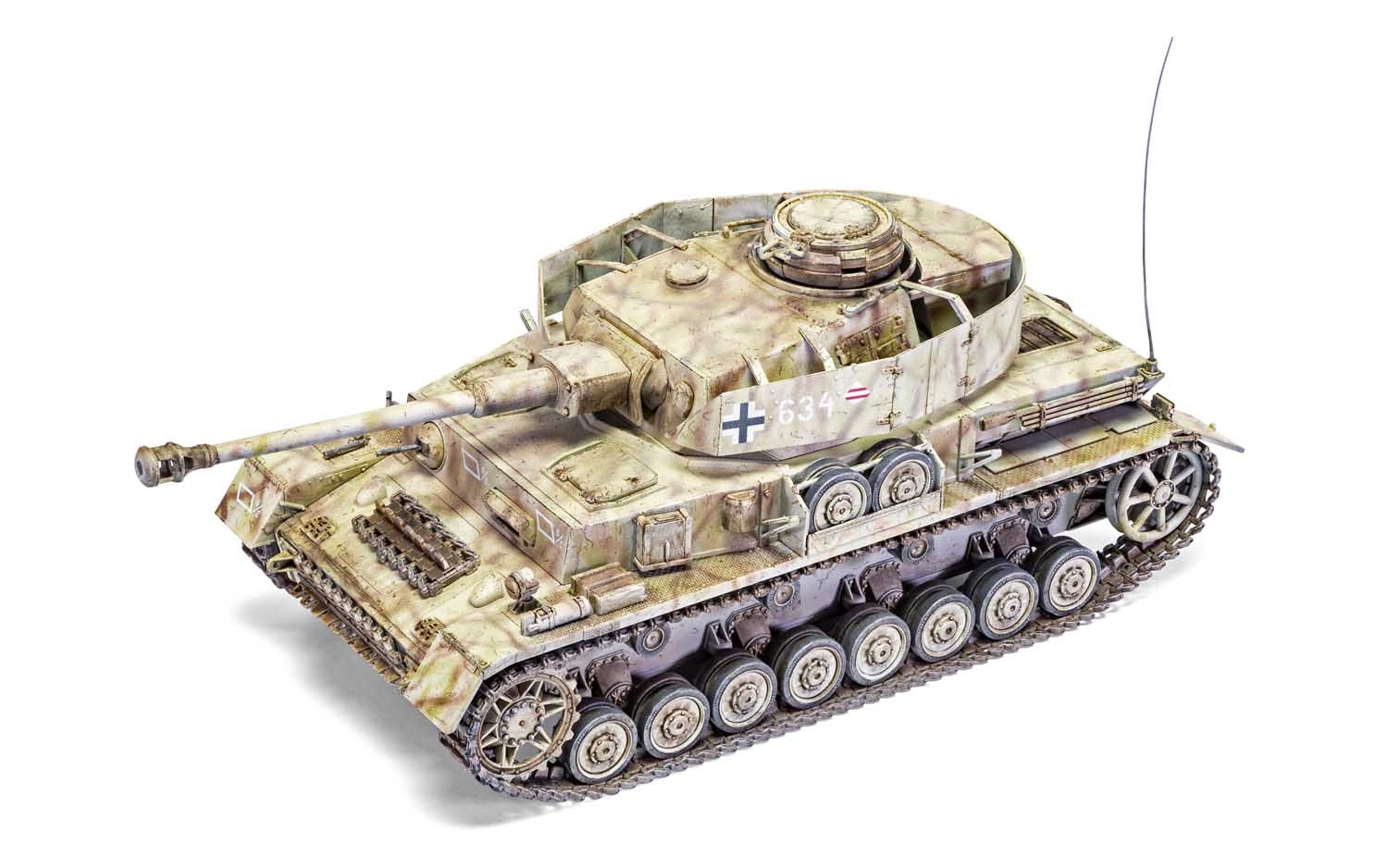 A1351 Сборная модель Танка Panzer IV Ausf.H Mid Version Airfix