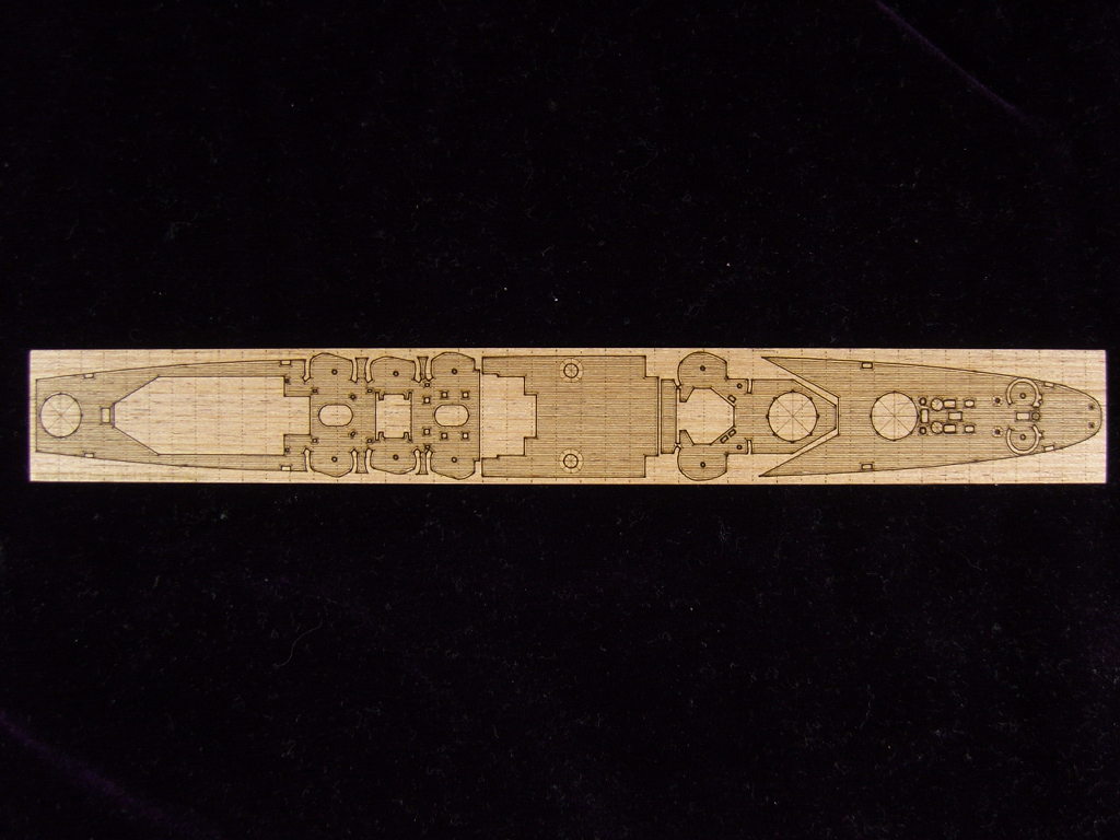 AW20070 Деревянная палуба для U.S.S Astoria CA-34