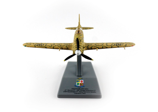 48210ИТ Самолет MACCHI MC.205 Veltro 4°St. 10°Gr. 1:100 Die Cast Italeri
