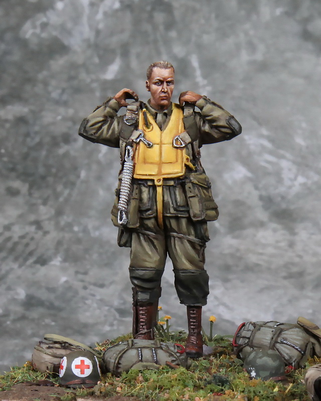 35176SOGA Сombat Medic  U.S. Army Airborne. D-Days.1944. SOGA Miniatures