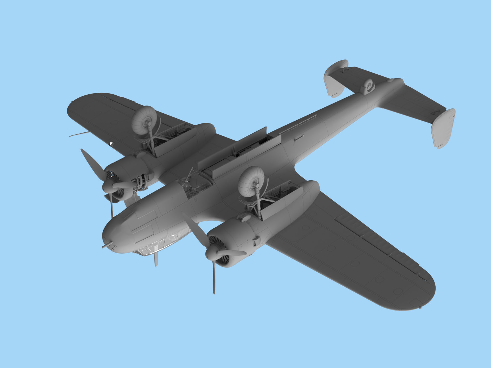 48245 Do 17Z-7, Германский ночной истребитель ІІ МВ ICM