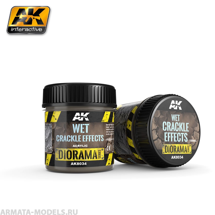 AK8027 Жидкость для имитации грязевых эффектов SPLATTER EFFECTS DRY MUD - 100ml (Acrylic)
