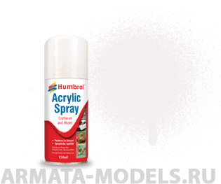 AD6135 Акриловый лак Acrylic No 135 Полу-матовое лаковое покрытие - Modellers Spray 150 ML