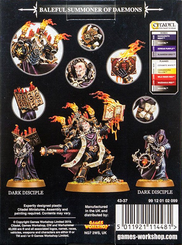 43-37GW Набор Тёмные апостолы Космодесанта Хаоса (Chaos Space Marines Dark Apostile)