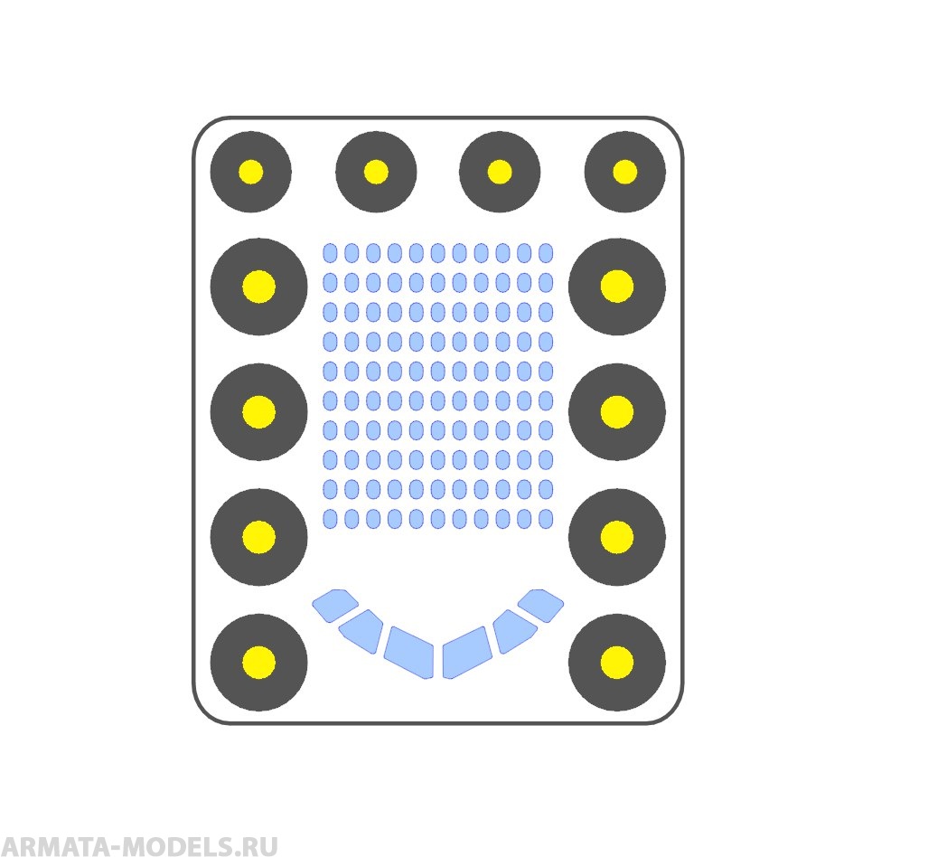 7017PK-1 Гражданский авиалайнер Аэробус А-321 Nordwind PRO KIT Arma Models