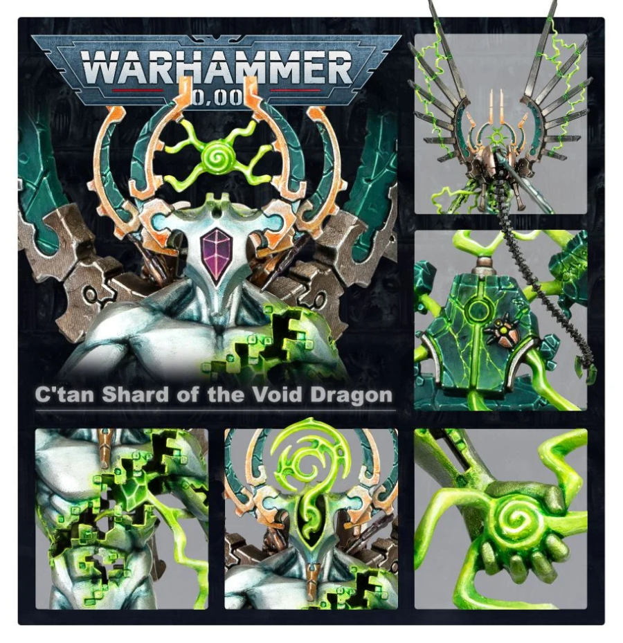 49-30GW Набор Некроны: Осколок К'тан Дракона Пустоты (Necrons: C'tan Shard of the Void Dragon)