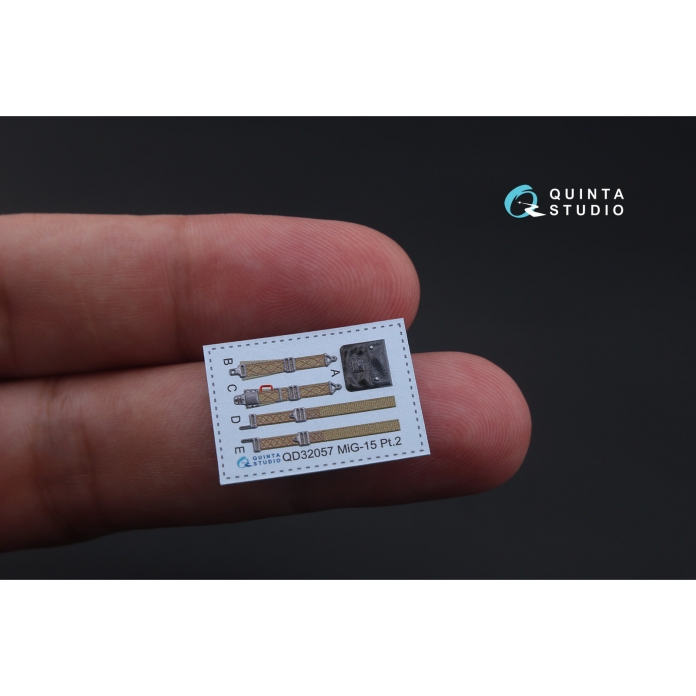QD32057 3D Декаль интерьера кабины МиГ-15бис (для модели Trumpeter)