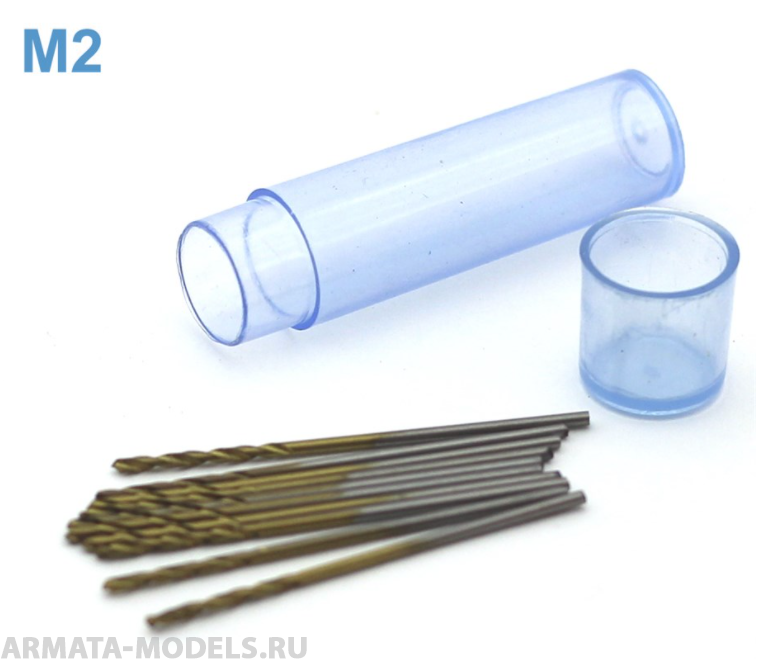 42569J Мини-сверло, HSS 6542 (M2), титановое покрытие, d 1,0 мм, 10 шт.