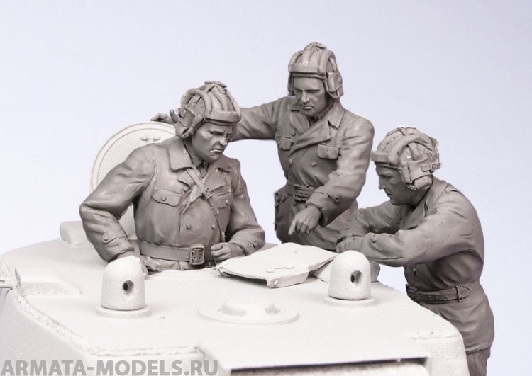 T-35094 Т-35094 Cоветские танкисты,зкипаж З.Колобанова КВ-1 (лето 1941 г) (3) Tank