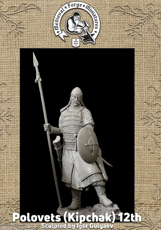 CL-75-006 Фигура Половец (кипчак) 12 век (лимитированный выпуск) 75мм Medieval Forge Miniatures