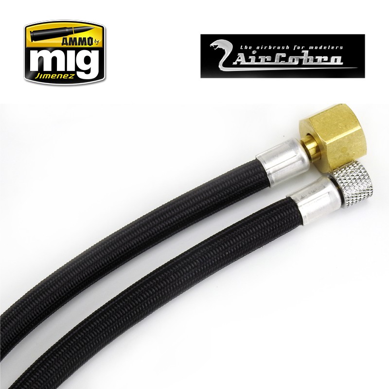 AMIG8655 10-футовый оплетеный шланг 1/8 - 1/4 (10 Foot Braided Air Hose 1/8 - 1/4 inch)