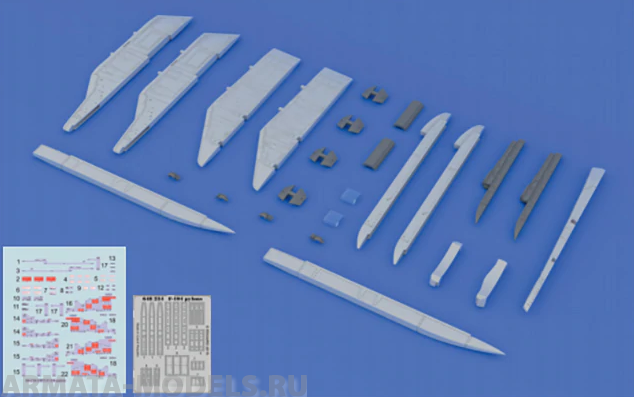 648234 Конверсионный набор F-104C pilons for Hasegawa kit   (Eduard Brassin) 1/48