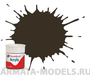 AB0010 Краска акриловая No 10 Технический коричневый - Глянцевый - 14ml Acrylic