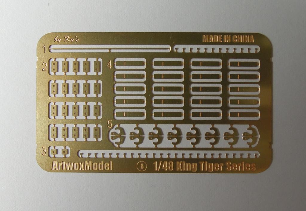 AF10002 Комплект дополнений для German King Tiger Porsche Turret