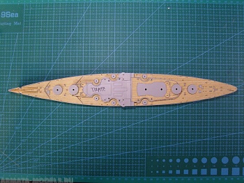 AW20008 Деревянная палуба для DKM Tirpitz 1944