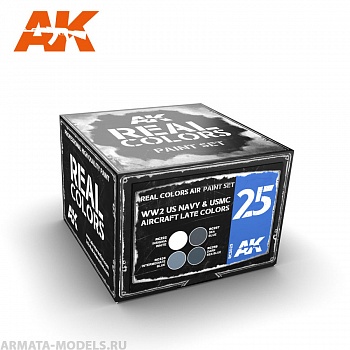 RCS025 Набор красок Real Colors WW2 US Navy & USMC Aircraft Late Colors
