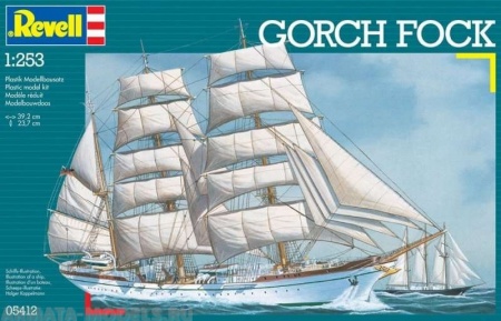 05412 Парусник Gorch Fock, 1:253, (4) Revell