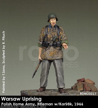 RDM35017 Немецкий солдат  Home Army Rifleman w/kar 98, 1944