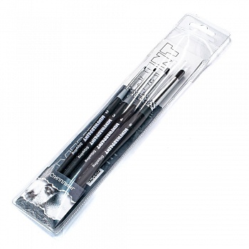 T-127 Кисти MiniWarPaint набор "Серия Stippling" в пакете (4 кисти)