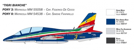 1461ИТ Самолет  AERMACCHI  МВ-339 (10013160/011122/3526709, ИТАЛИЯ) Italeri