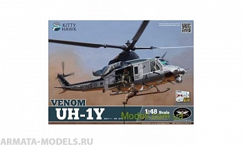 KH80124 Вертолет UH-1Y (Kitty Hawk) 1/48