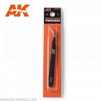 AK9007  Precise Curved Tweezers