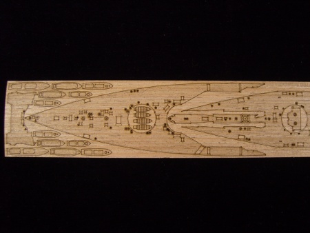 AW20010 Деревянная палуба для IJN Nagato