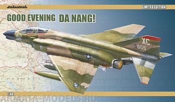 1193 Самолет F-4C Good Evening Da Nan (модель,конв. набор смола, фототравление, декаль) (Eduard)1/48