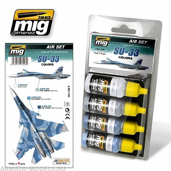 AMIG7208 Ammo Mig SU-33 COLORS (СУ-33)