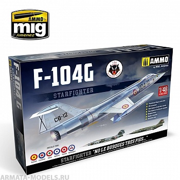 AMIG8504 Истребитель F-104G STARFIGHTER 1/48 F-104G STARFIGHTER